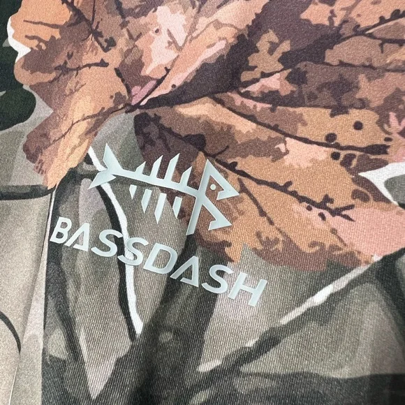 Bassdash Men's UPF 50+ Long Sleeve Hunting Hoodie With Mask FS06M, Size: S - NWT - Picture 6 of 13